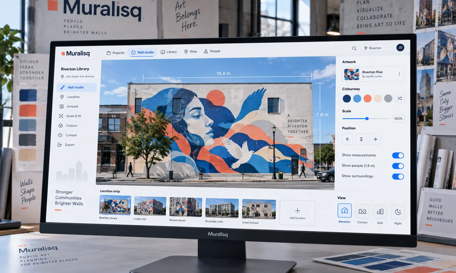 Muralisq SaaS Platform hero