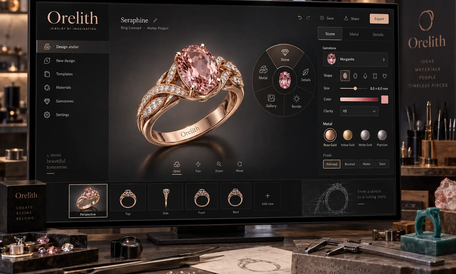 Orelith SaaS Platform hero